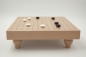 Preview: Beech Veneer Board, 13x13, 36mm, varnished, with feet
