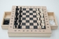 Preview: Wooden Go & Chess Box with Drawers, beech veneer