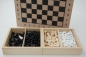Preview: Wooden Go & Chess Box with Drawers, beech veneer