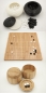 Preview: 20 mm Bamboo Folding Board, printed / Yunzi Stones / Bamboo Bowls / Set Bag