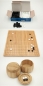 Preview: 20 mm Bamboo Folding Board, cutted / 8x21,5 mm Glass Stones / Bamboo Bowls / Set Bag