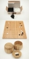 Preview: 20 mm Bamboo Folding Board, cutted / 9x21,5 mm Glass Stones / Bamboo Bowls / Set Bag