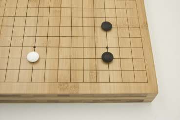 Preview: Bambusbrett, 19x19, 50mm, with cutted lines