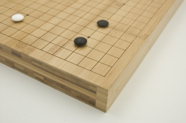 Preview: Bambusbrett, 19x19, 50mm, with cutted lines